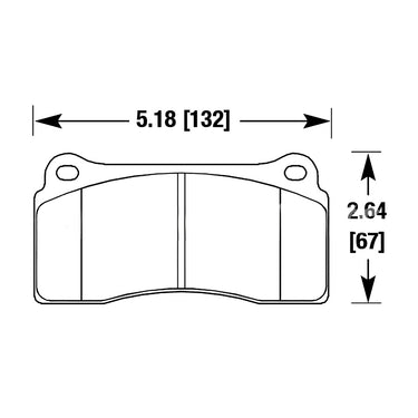 Carbotech CT968 Brake Pads Brembo F40, Ferrari & Porsche